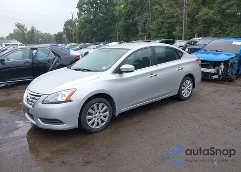 2015 Nissan Sentra S z USA, uszkodzony, nr VIN 3N1AB7AP7FY325667